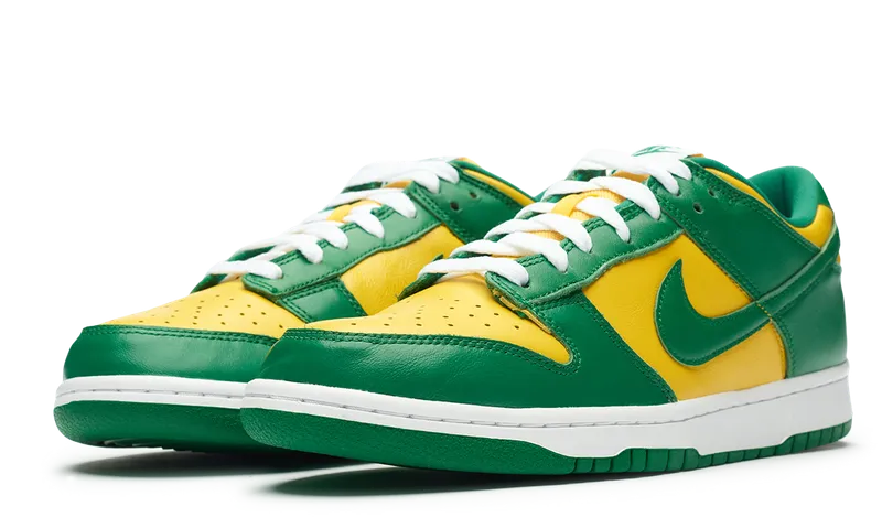 Nike Dunk Low SP Brazil 2020 Green Yellow (CU1727-700) Men's Size 5-13