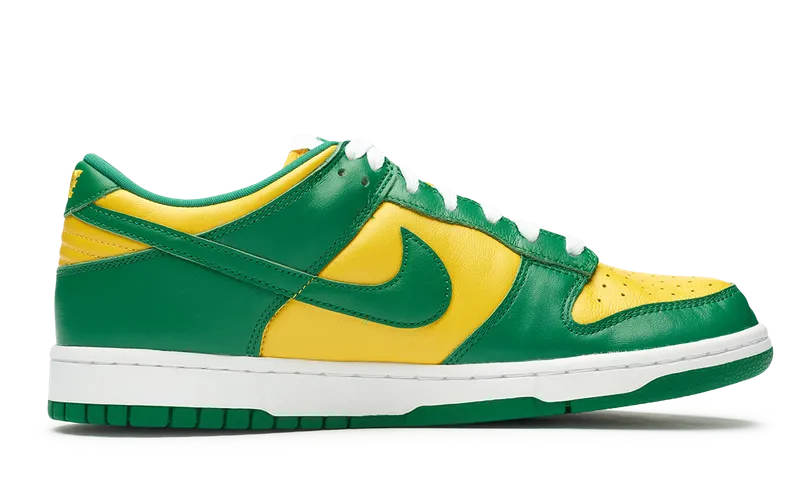 Nike Dunk Low SP Brazil 2020 Green Yellow (CU1727-700) Men's Size 5-13