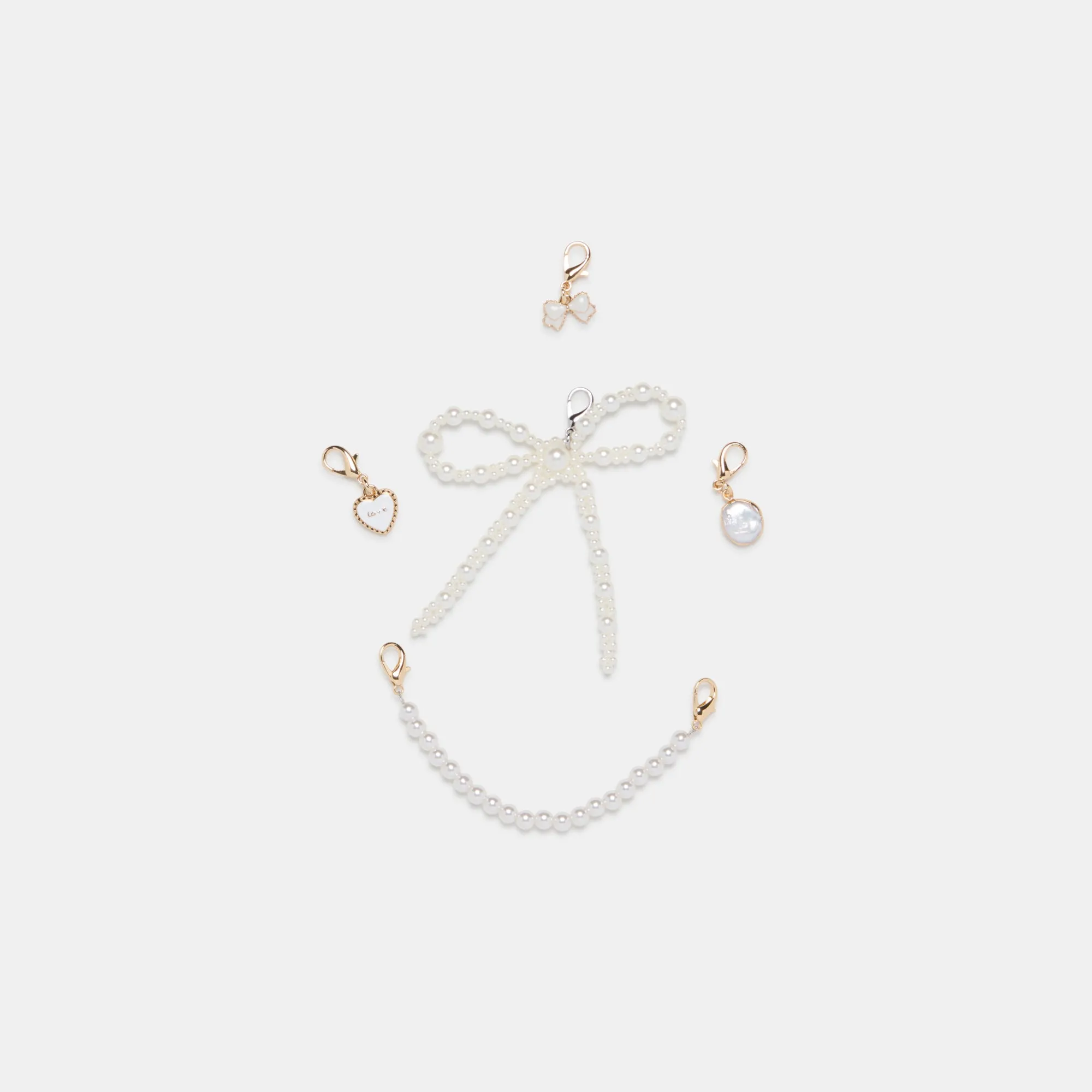 NOTICE SNEAKERS WHITE   PEARL CHARM BUNDLE