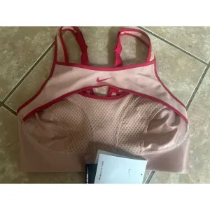 NWT $75 Nike Dri Fit S Training Max Support Bra Colorblock High Support