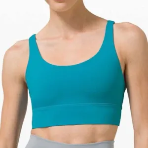 NWT Energy Bra Long Line *Medium Support, B–C Cup - 4 Hawaiian Blue