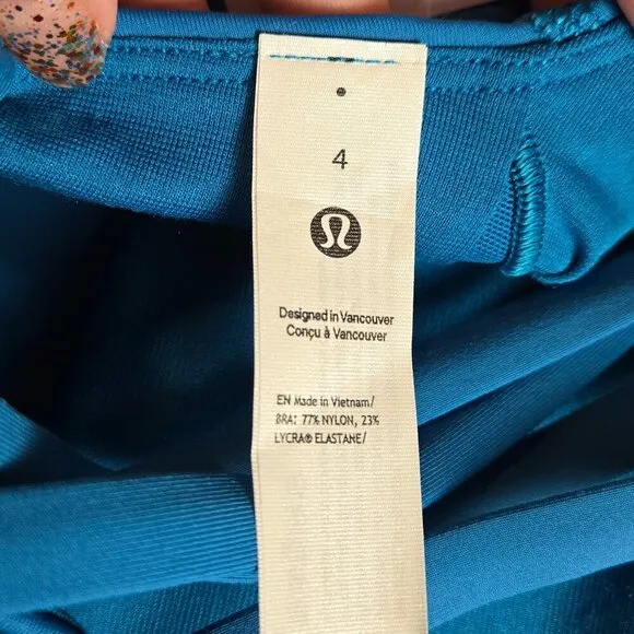 NWT Energy Bra Long Line *Medium Support, B–C Cup - 4 Hawaiian Blue