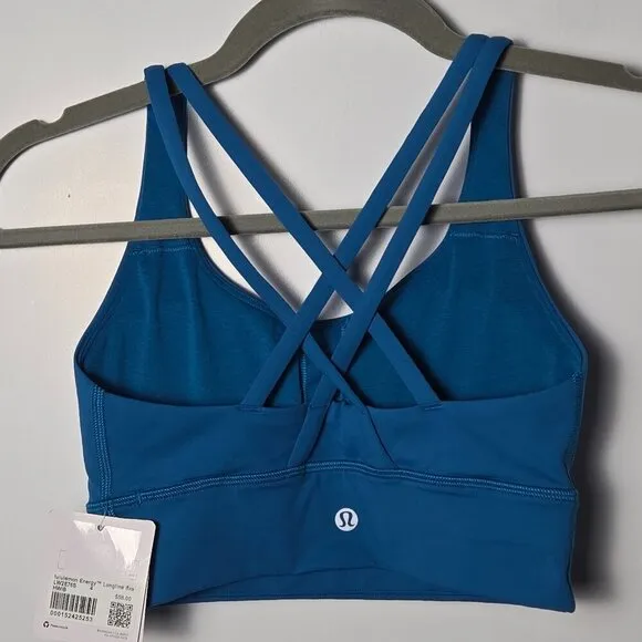NWT Energy Bra Long Line *Medium Support, B–C Cup - 4 Hawaiian Blue