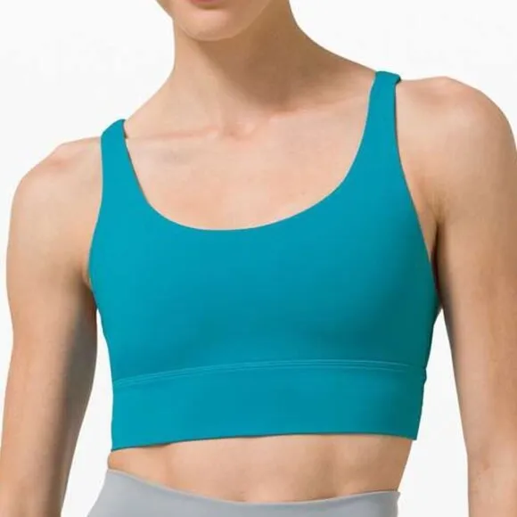 NWT Energy Bra Long Line *Medium Support, B–C Cup - 4 Hawaiian Blue