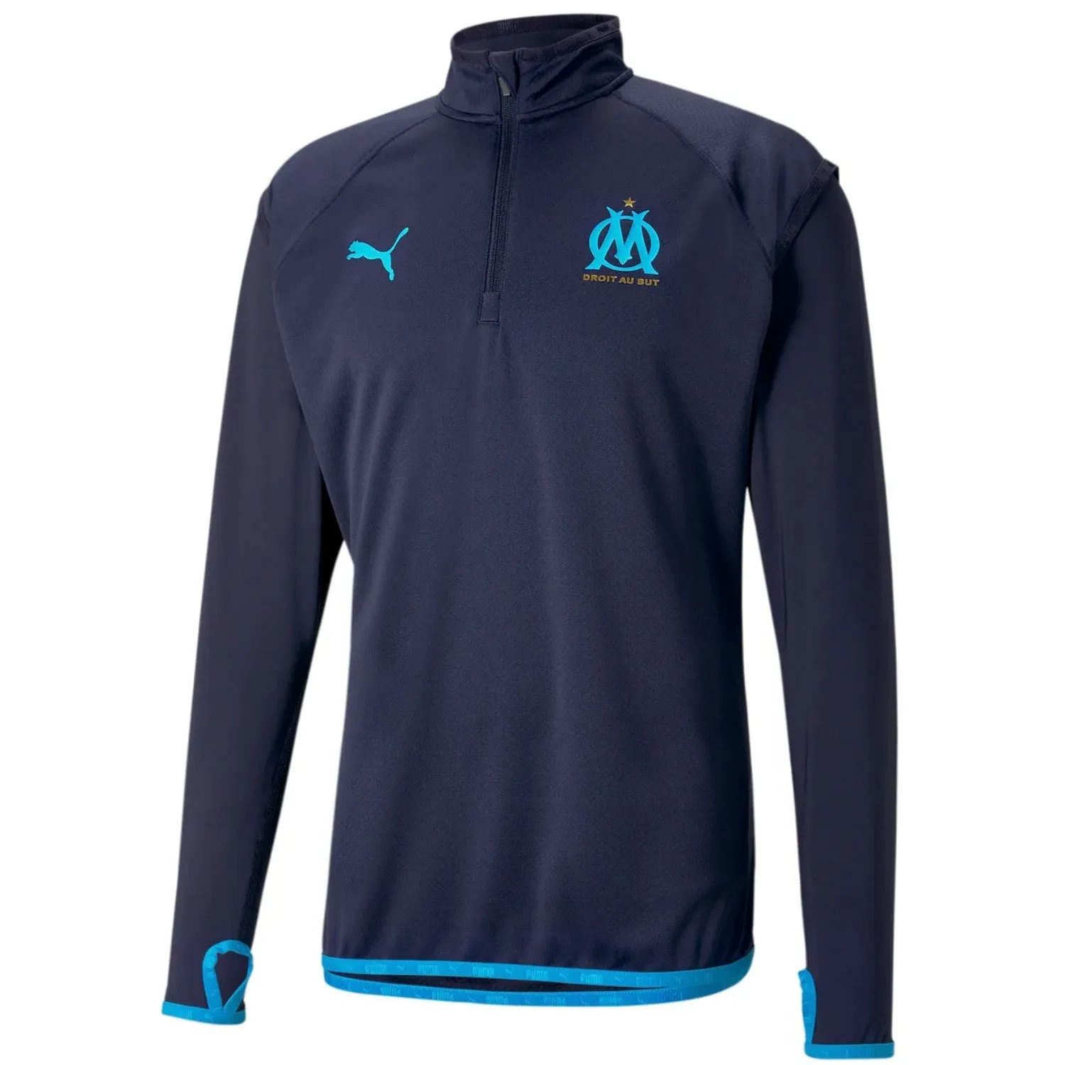 Olympique Marseille pre-match training technical tracksuit 2021 - Puma