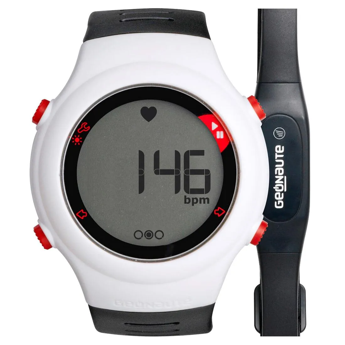 ONRHYTHM 110 runner's heart rate monitor watch black