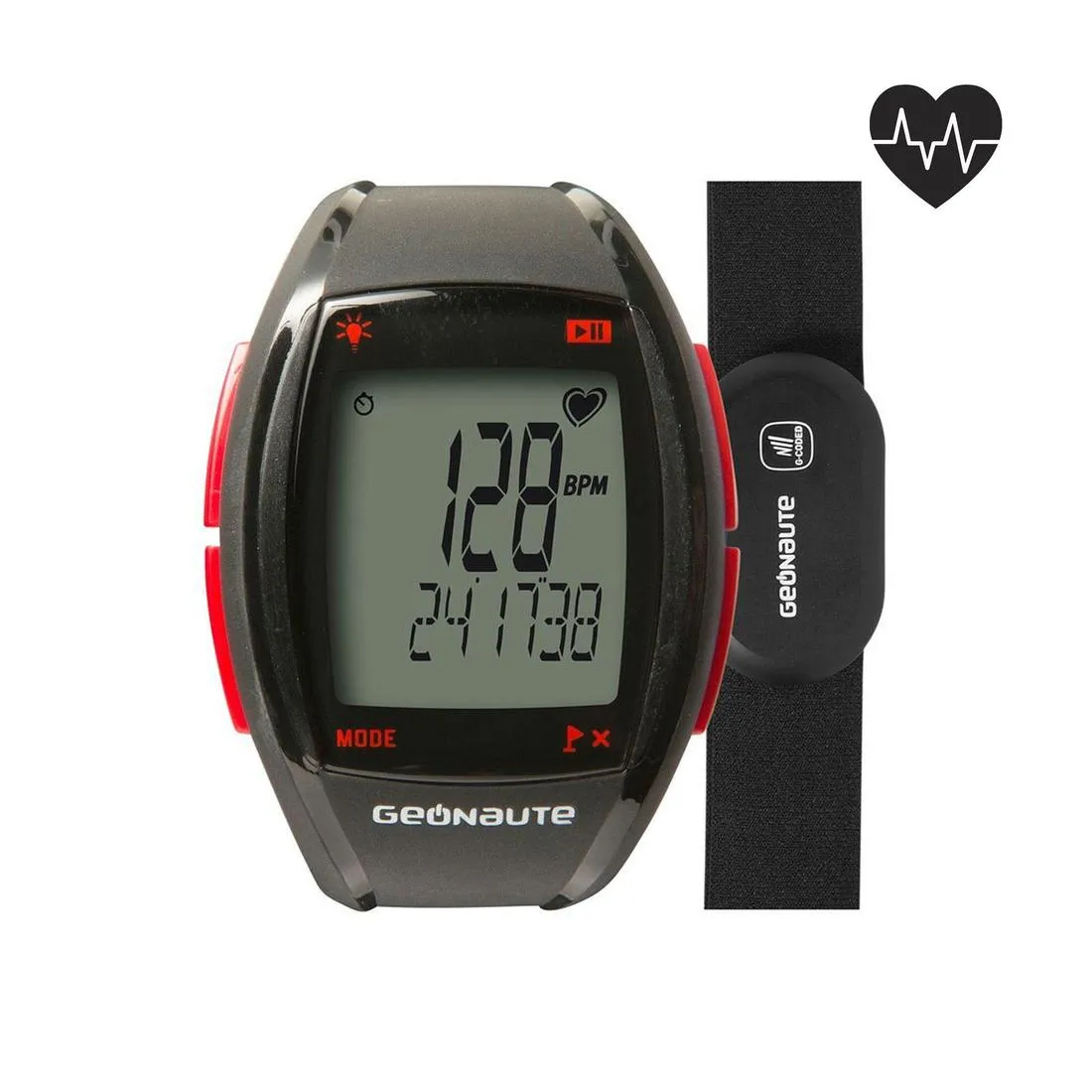 ONrhythm 410 Heart Rate Monitor Watch and Coded Chest Strap