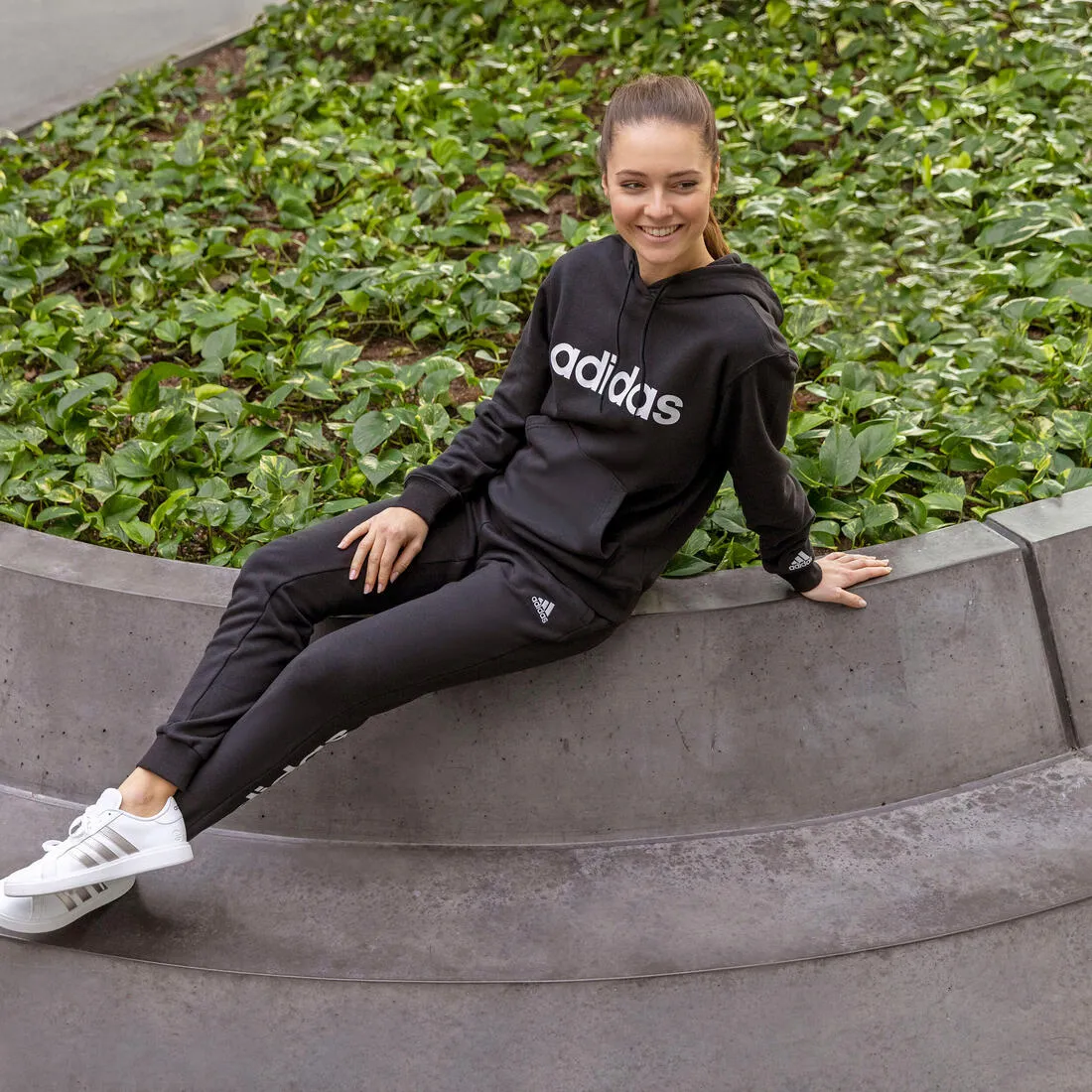 PANTALON JOGGING DE FITNESS ADIDAS FEMME NOIR