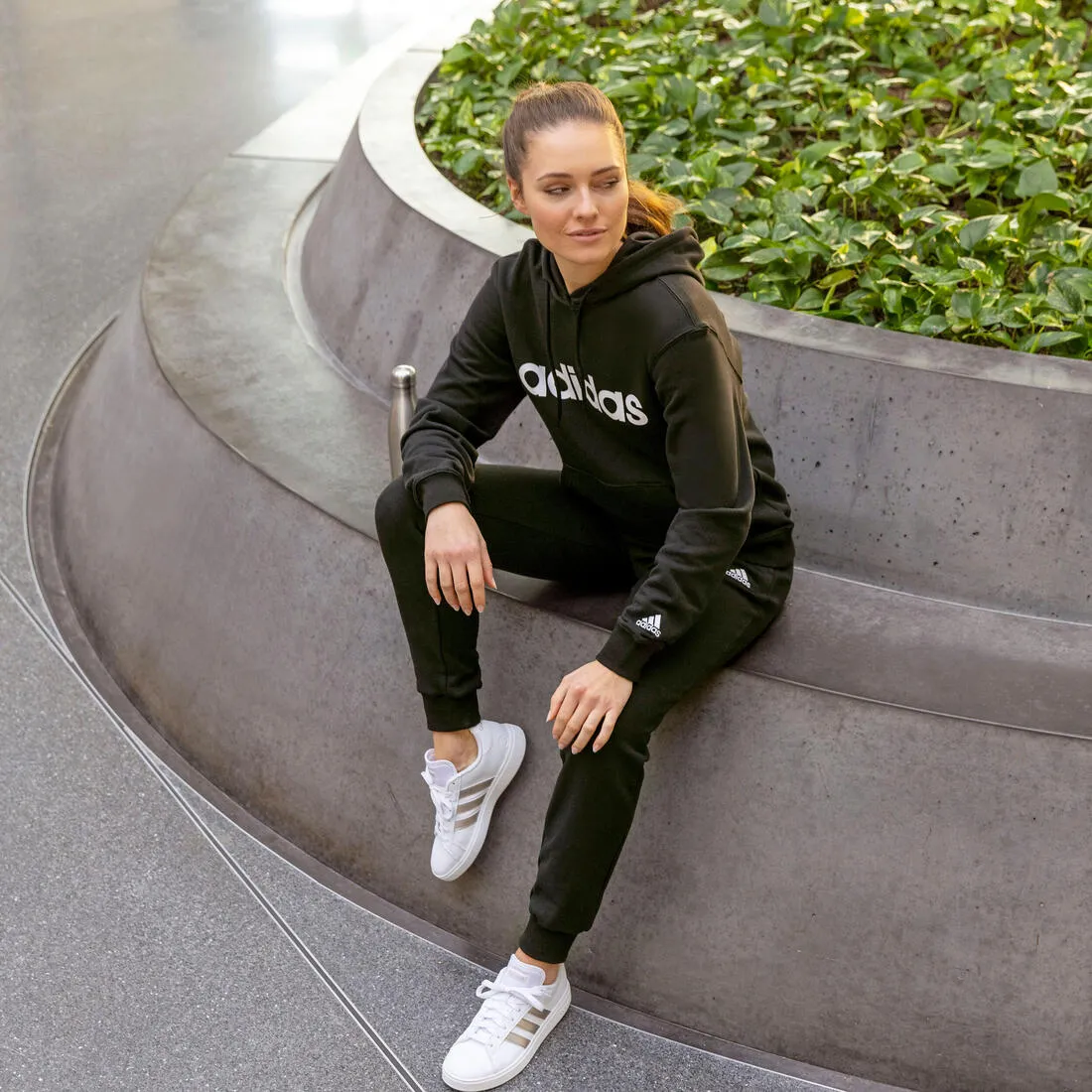 PANTALON JOGGING DE FITNESS ADIDAS FEMME NOIR