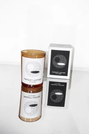 Parquet Leather Candle