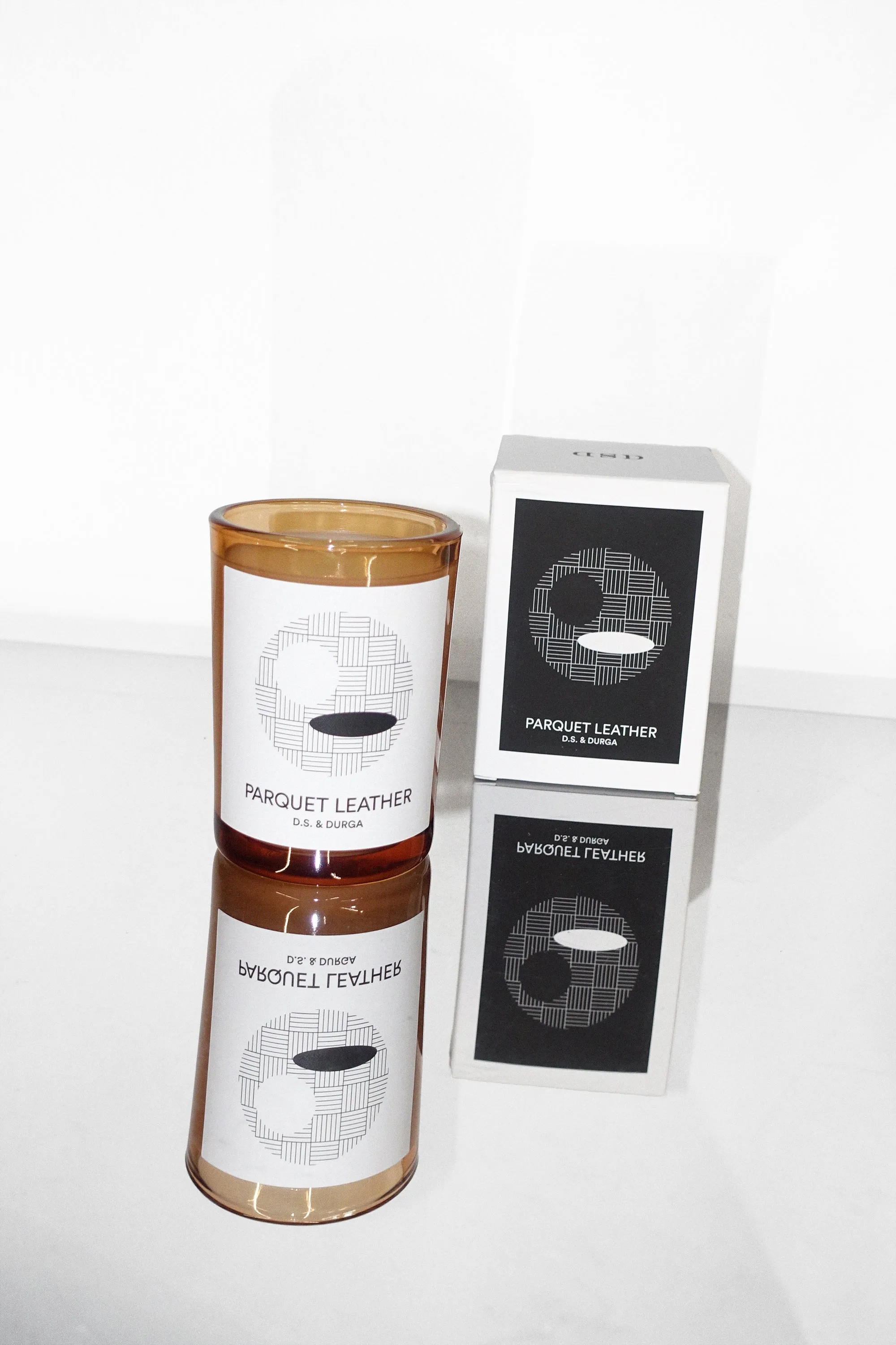 Parquet Leather Candle