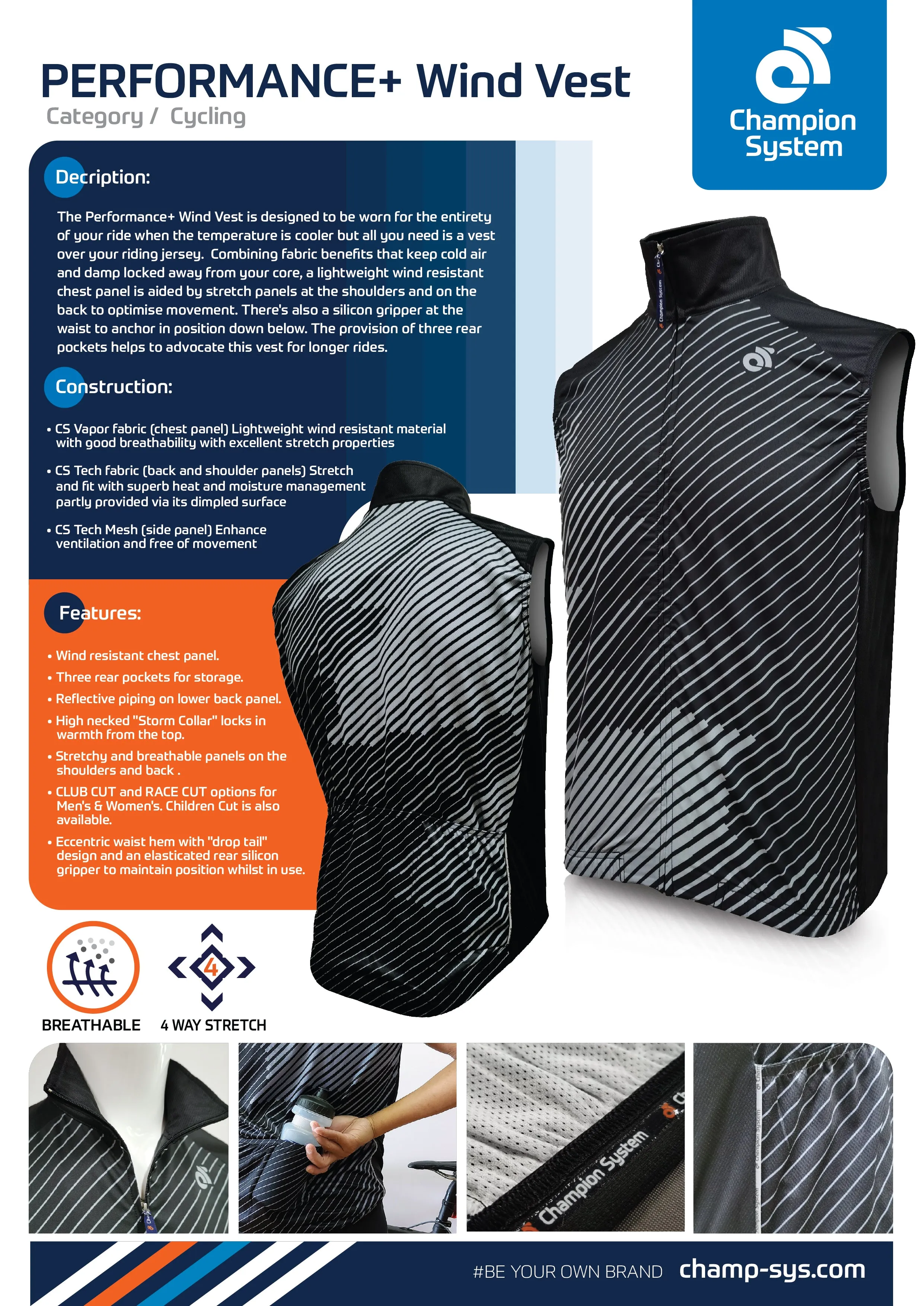 Performance  Wind Vest (Anniversary)
