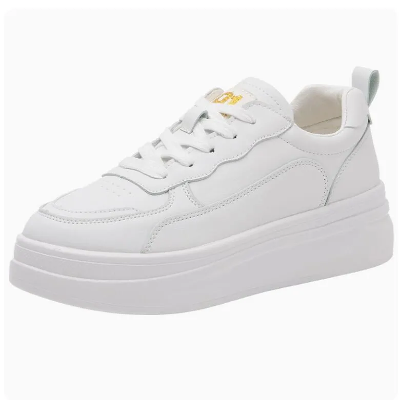 Petite Feet Thicksole White Sneakers TS182