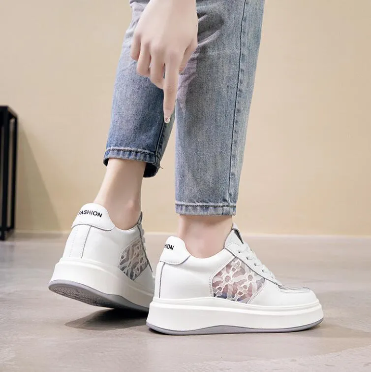 Petite Size White Trainers For Small Feet MS12