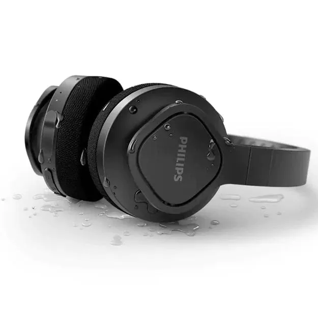 Philips Over-Ear Wireless Bluetooth Sports Headphones TAA4216BK/00 - Black