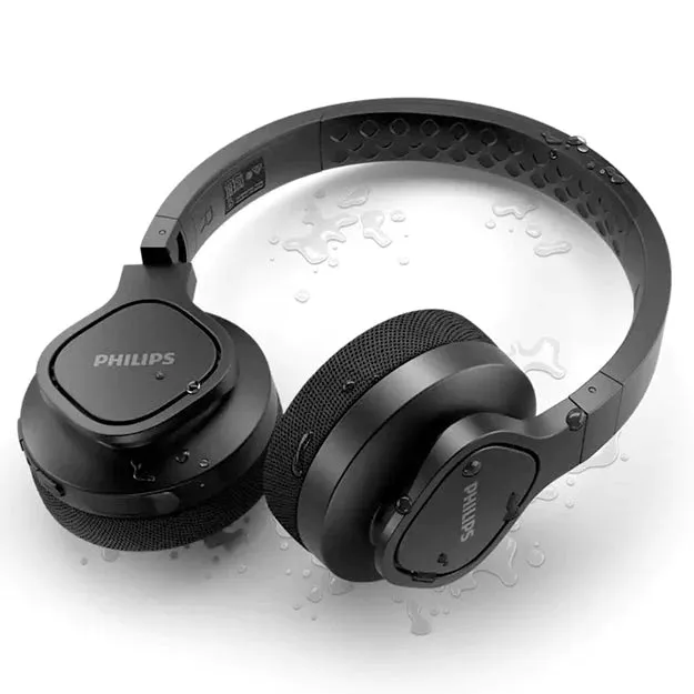 Philips Over-Ear Wireless Bluetooth Sports Headphones TAA4216BK/00 - Black
