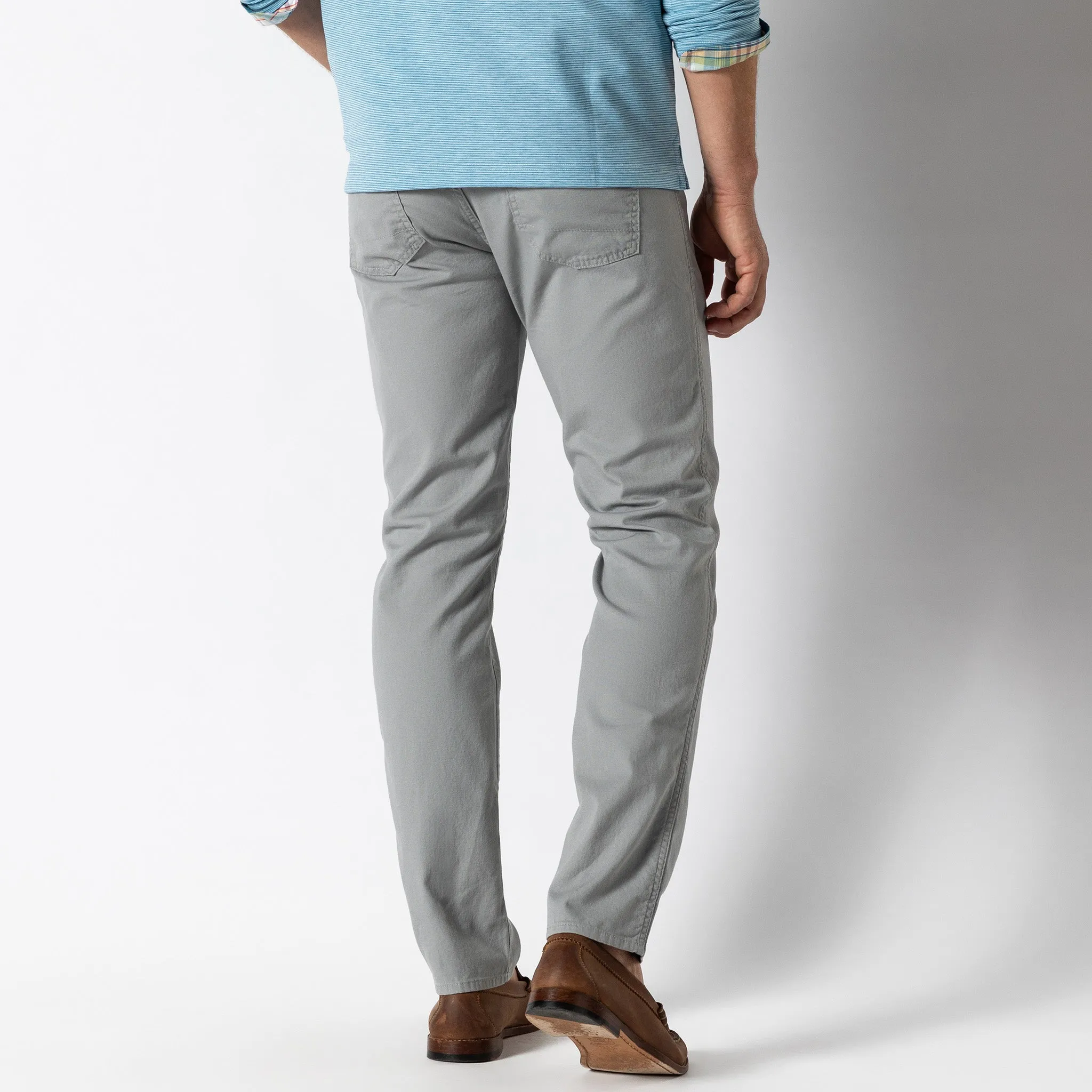 Pinpoint Canvas Five-Pocket - Limestone Gray