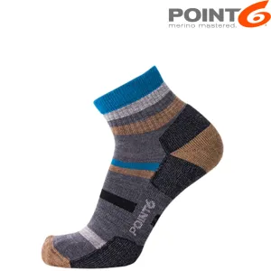 Point6 - Hiking Light Cushion Mini Crew (Stripes)