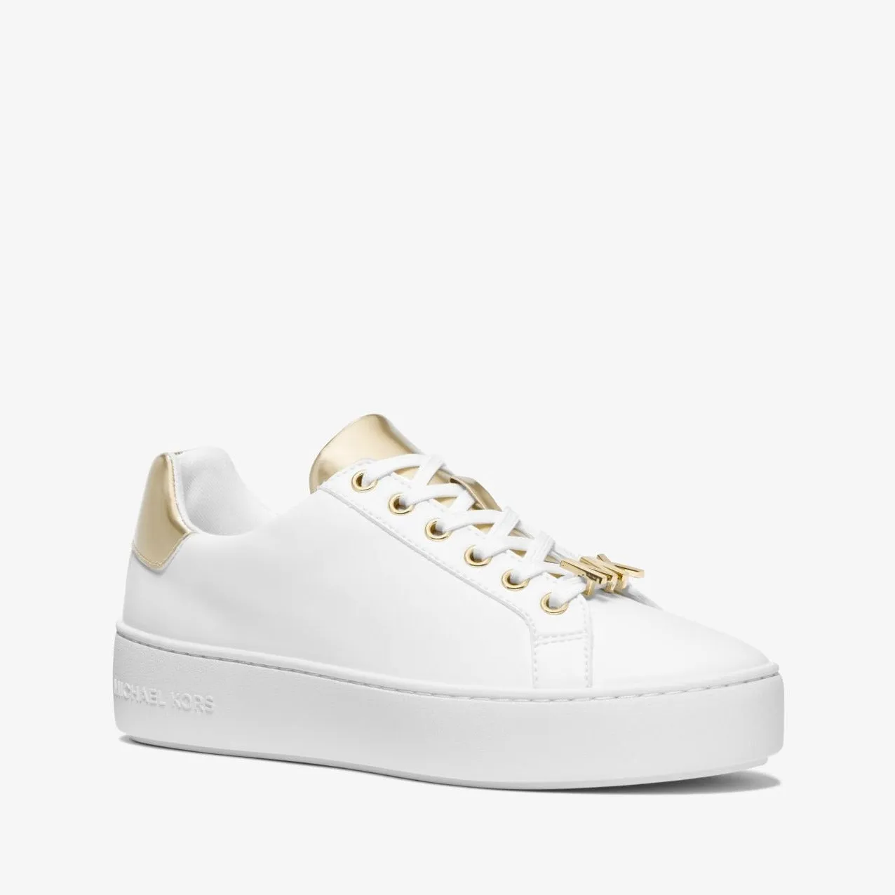 Poppy Two-Tone Faux Leather Sneaker