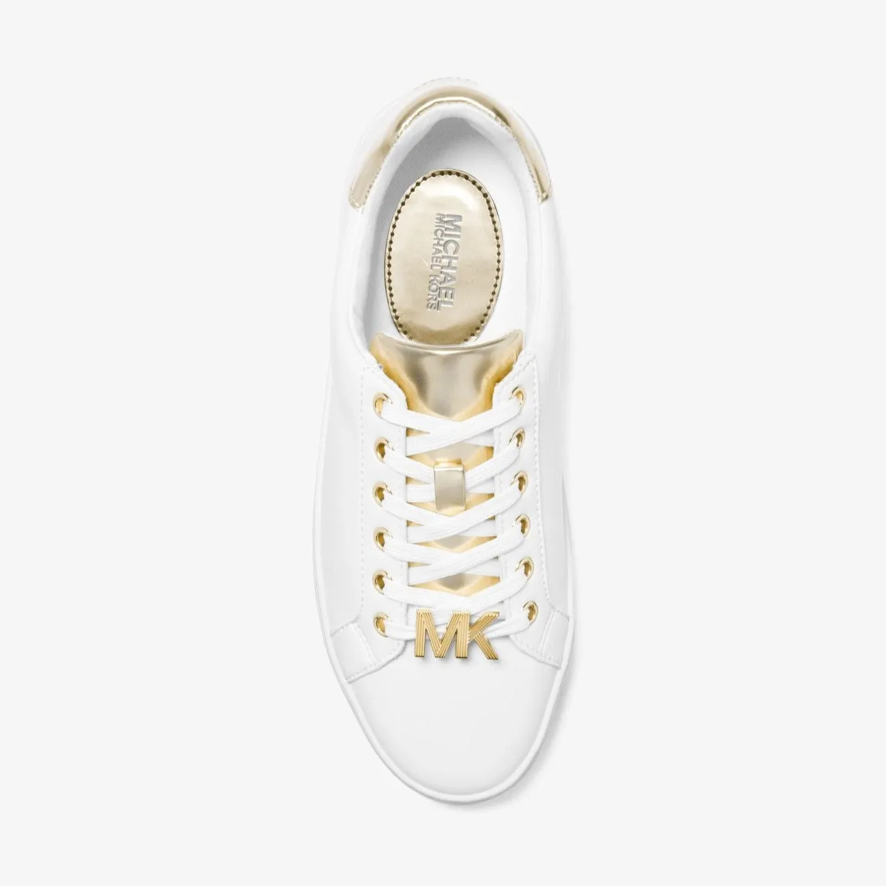 Poppy Two-Tone Faux Leather Sneaker