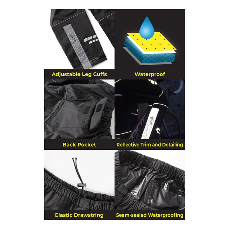 Proviz Reflect360 Waterproof Over Pants Black