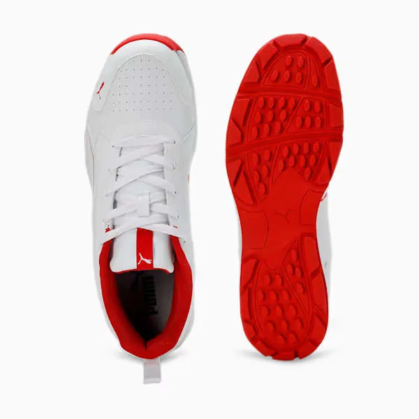 Puma Classicat 10780702 Cricket Rubber Shoes White Red