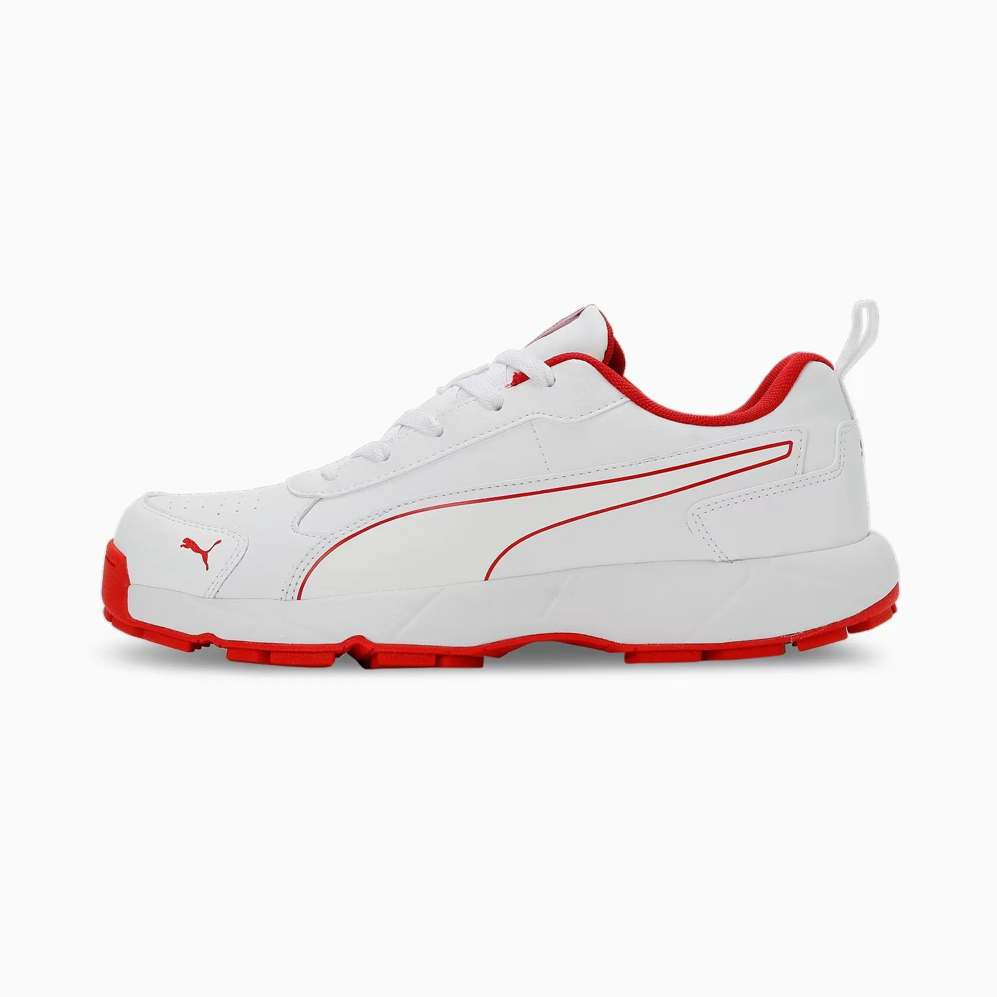 Puma Classicat 10780702 Cricket Rubber Shoes White Red