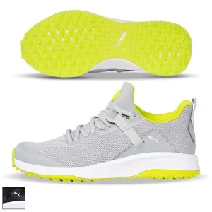 Puma Juniors Grip Fusion EVO Golf Shoes 1 High Rise / Lime Punch (195101)