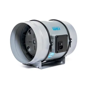 RAM Dual Speed Mixed-Flow Inline Fan 8" - 200mm