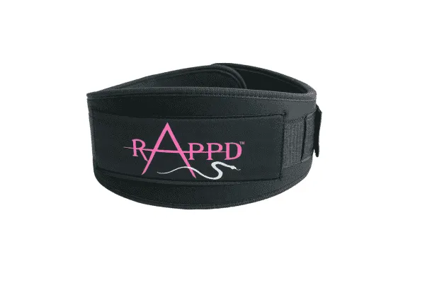 Rappd 9mm Neoprene 4"  Heavy Duty Weight Lifting Belts