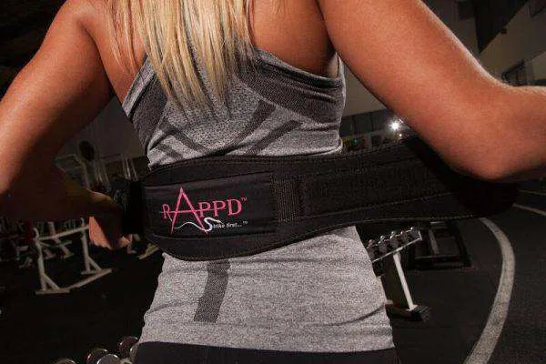 Rappd 9mm Neoprene 4"  Heavy Duty Weight Lifting Belts