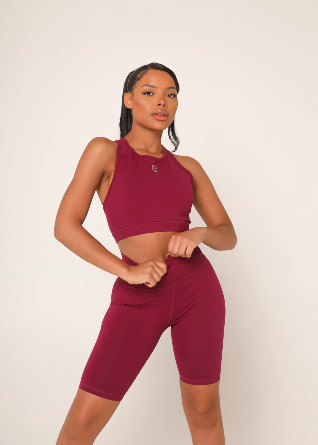 Raspberry Purple Cycling Shorts