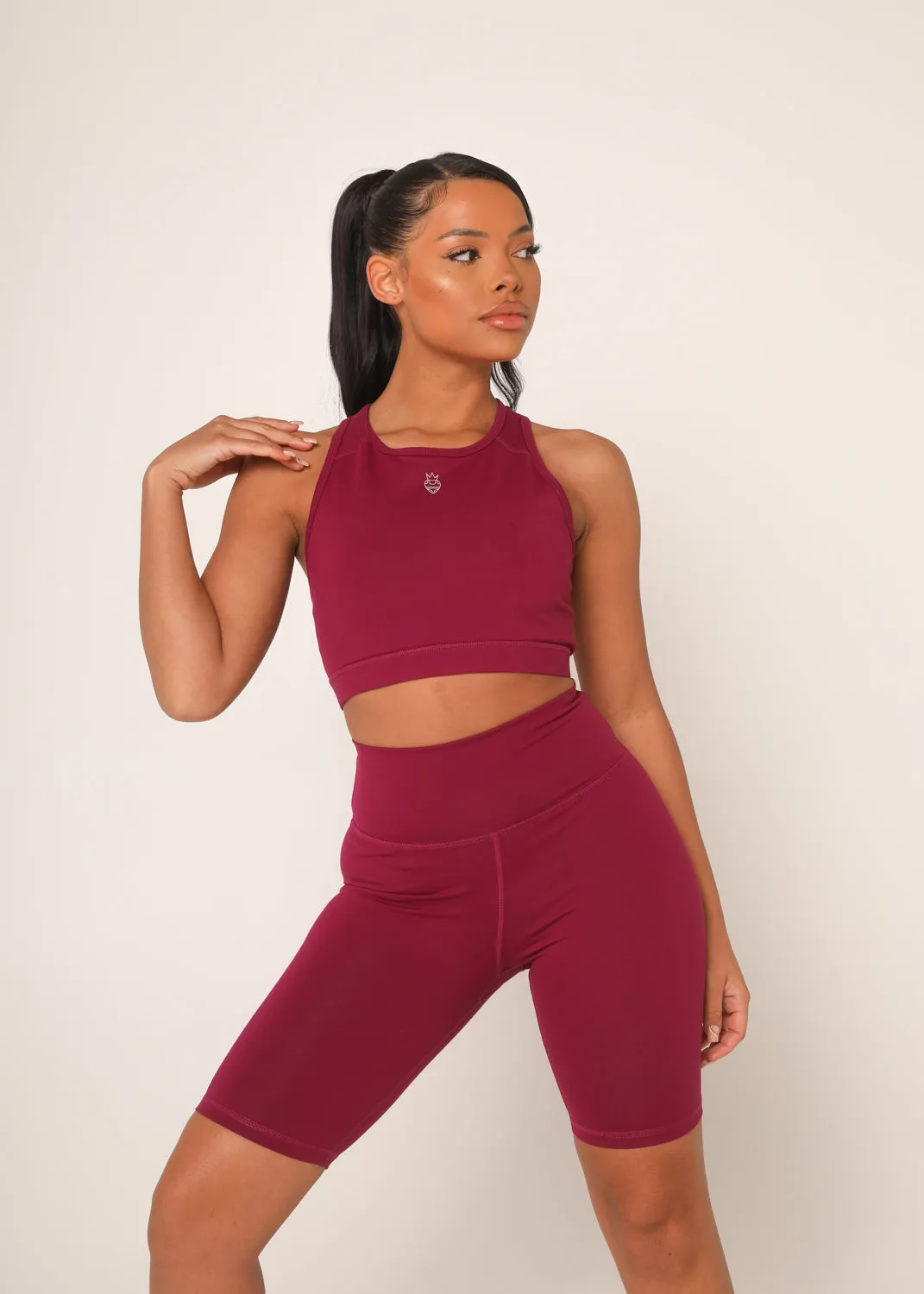 Raspberry Purple Cycling Shorts