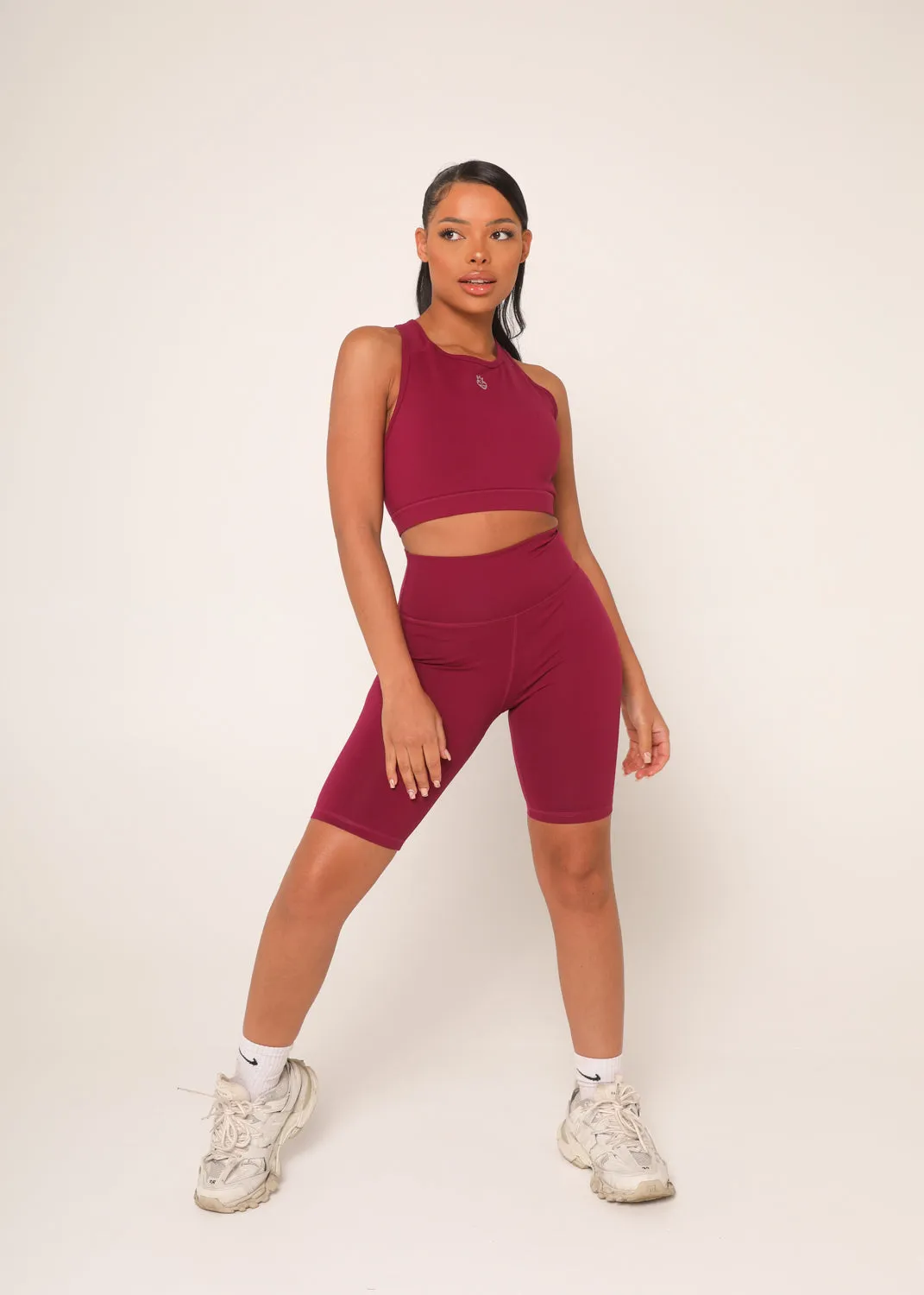 Raspberry Purple Cycling Shorts