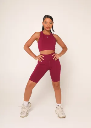 Raspberry Purple Cycling Shorts