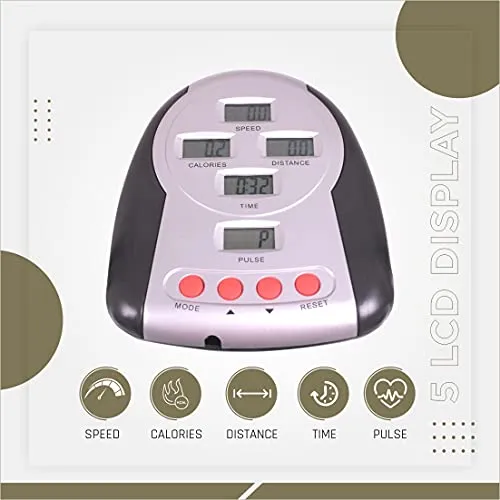 Reach T-100 4 in 1 Manual Treadmill for Home Gym | Multi-Functional (Jogger, Twister, Stepper & Push-up bar) Treadmill | 3 Level Manual Incline | For Full Body Workouts | Max User Weight 120kg