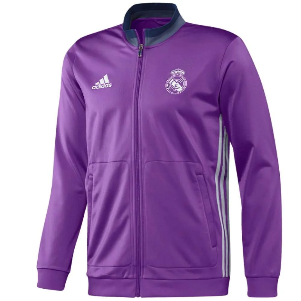 Real Madrid Jogging Training Soccer Tracksuit 2016/17 Purple - Adidas
