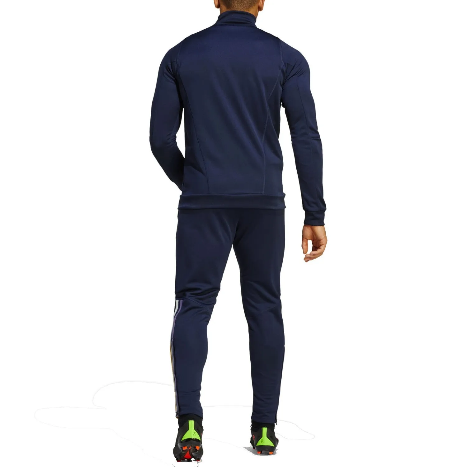 Real Madrid navy training bench Soccer tracksuit 2023/24 - Adidas