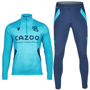 Real Sociedad soccer technical training tracksuit 2022/23 - Macron