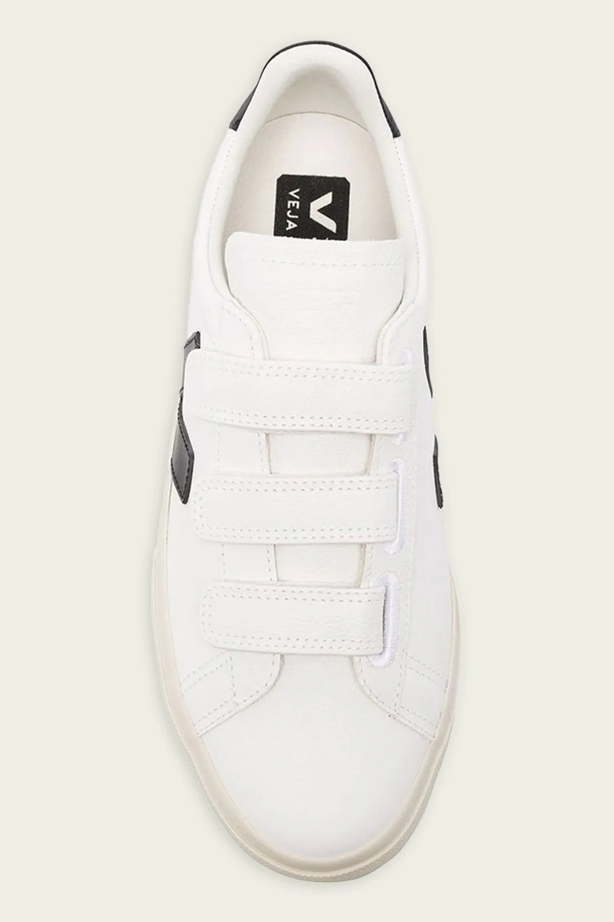 Recife Chromefree Leather Men Sneaker in White Black