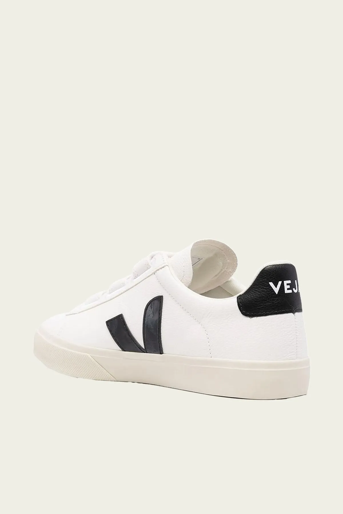 Recife Chromefree Leather Men Sneaker in White Black