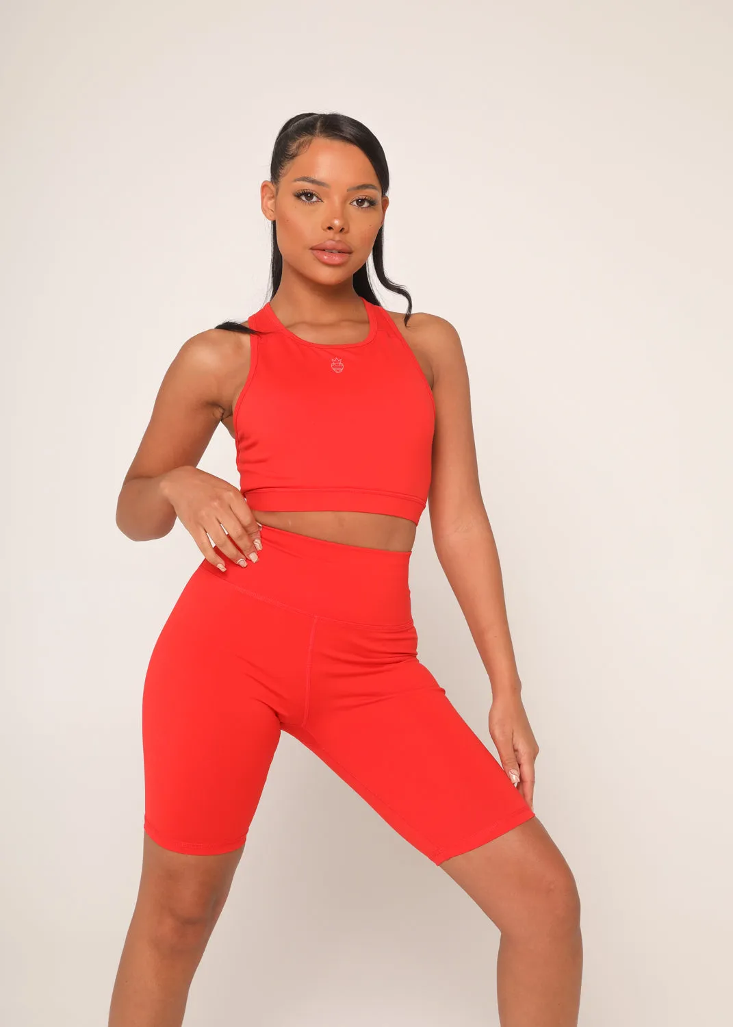 Red Cycling Shorts