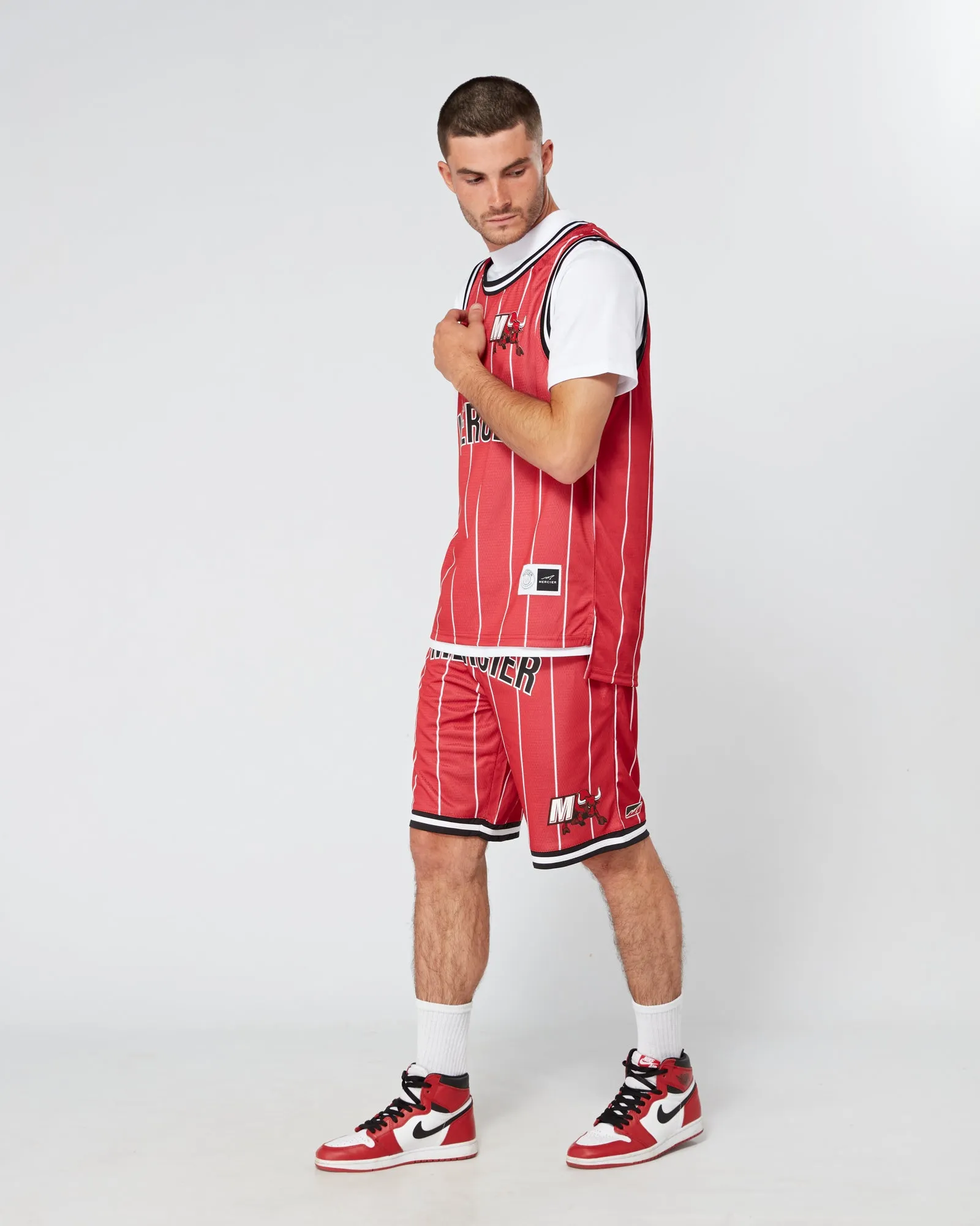 Red Mercier Crawford Basketball Vest