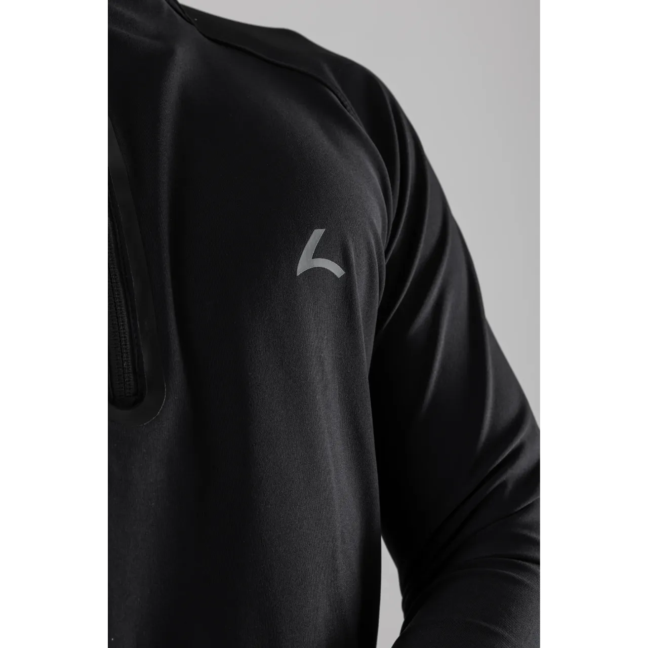 Reeva Performance Training Suit Zwart Reflective Zipper