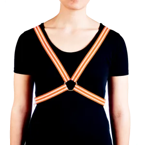 Reflective Cycling Harness - Fluro Orange