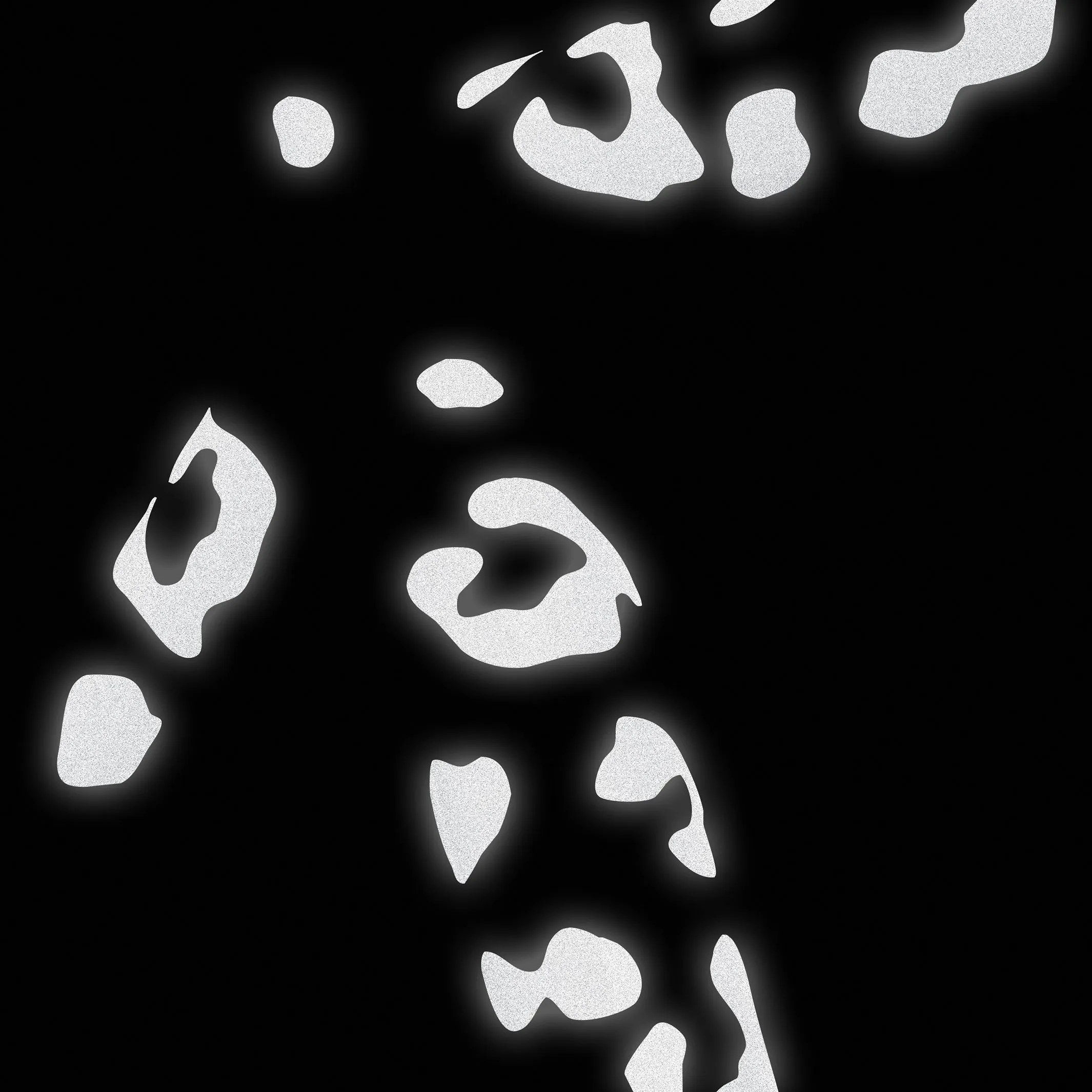 Reflective Leopard Print Stickers