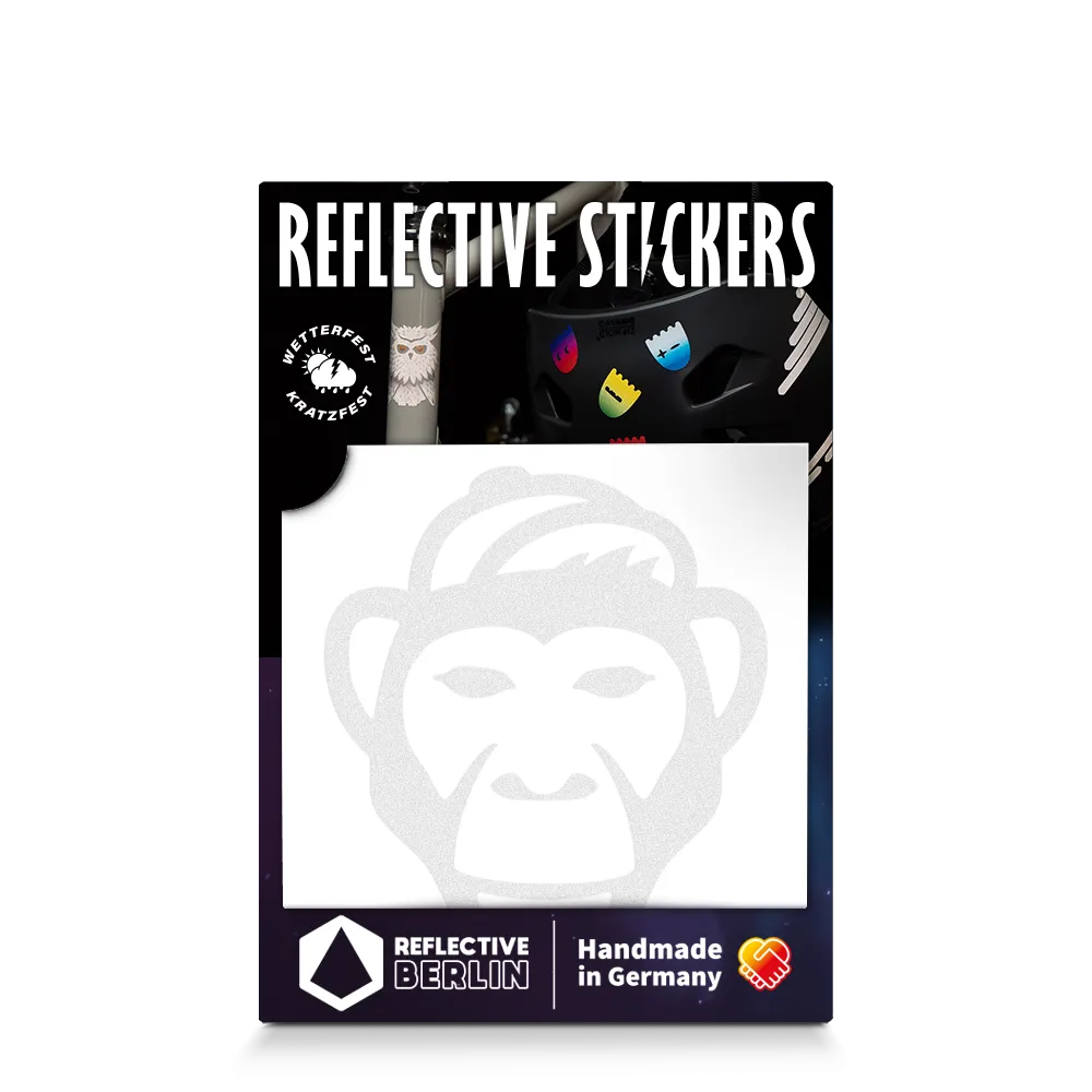 Reflexsticker - Affe