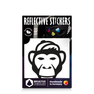 Reflexsticker - Affe