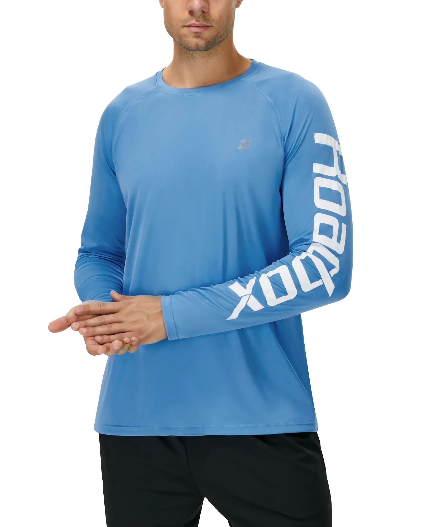 Roadbox Fishing Shirts for Men Long Sleeve UV Sun Protection Tee Tops UPF 50 