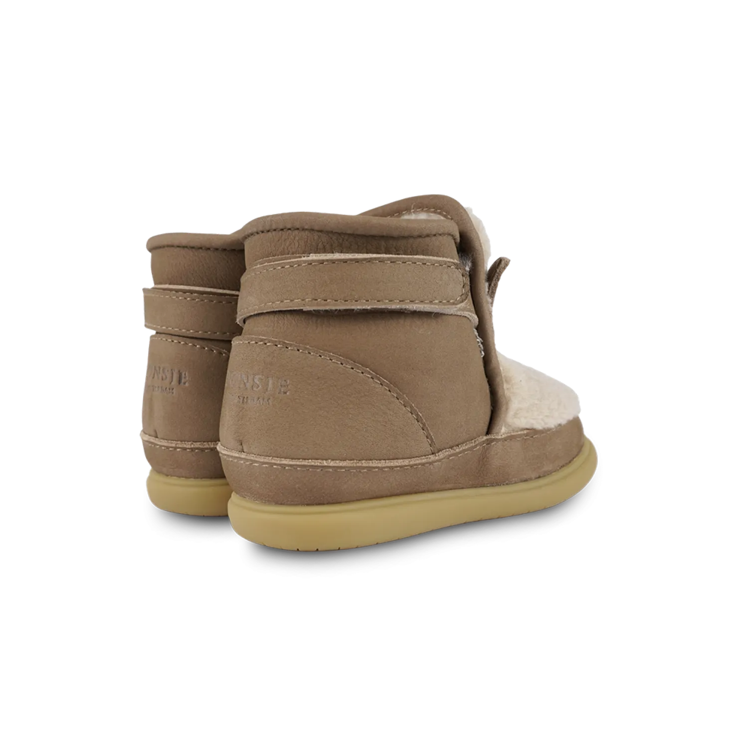 Roumi Shoes | Alpaca | Beige Curly Faux Fur